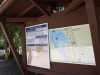 Clearwater Lake campground sign-in board